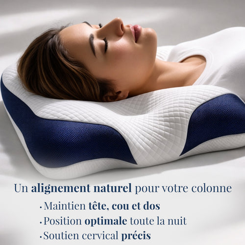 Oreiller Ergonomique à Mémoire de Forme Somyra™